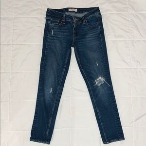 Levi's Dark Blue 711 Skinnys